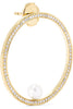 Anissa Kermiche Reine 14 Karat Gold Diamond And Pearl Earring