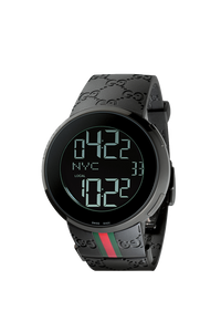 Gucci I Gucci Ion Plated Digital Mens Watch
