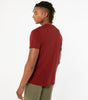 Dark Red Plain Short Sleeve T Shirt